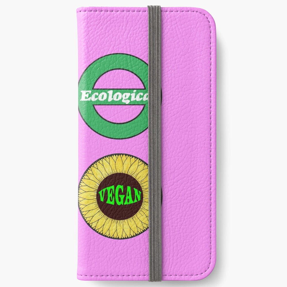 Peaceful - Ecological - Sustainable - Vegan iPhone Wallet