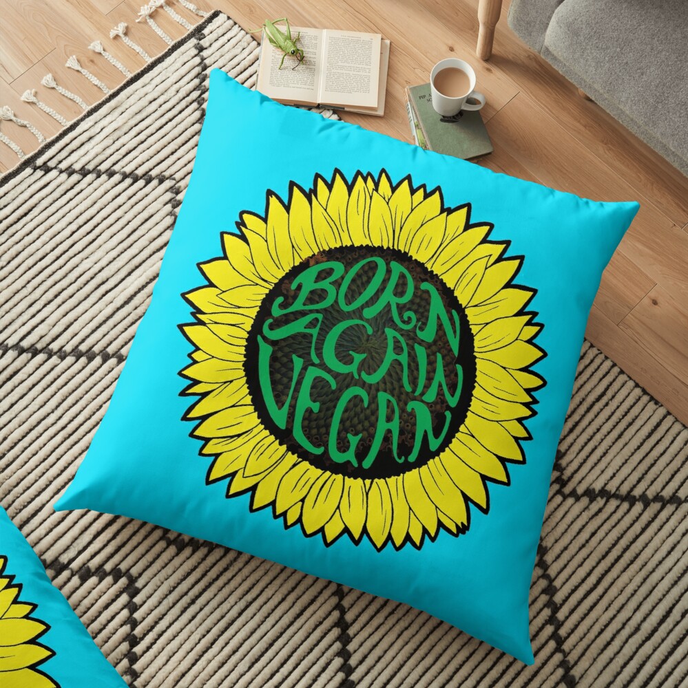Born Again Vegan Floor Pillow