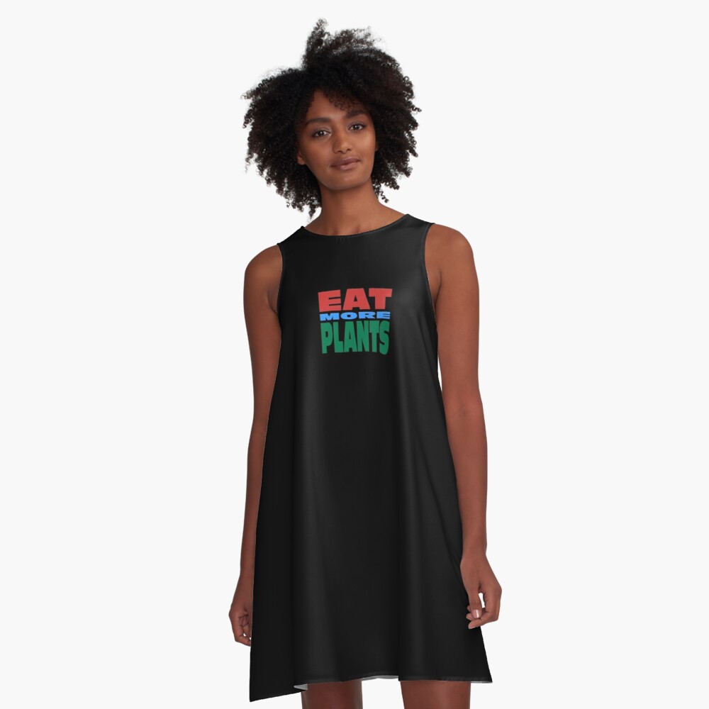 Eat More Plants A-Line Dress
