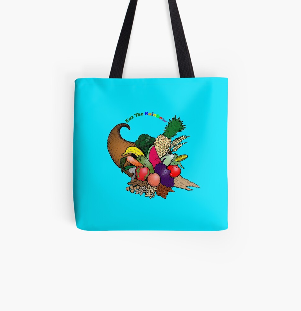 Eat The Rainbow All Over Print Tote Bag