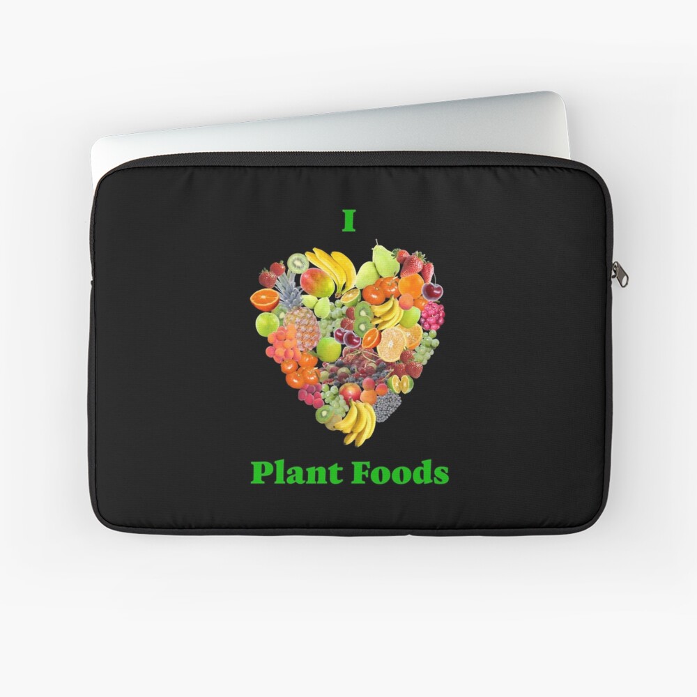 I Heart Plant Foods Laptop Sleeve
