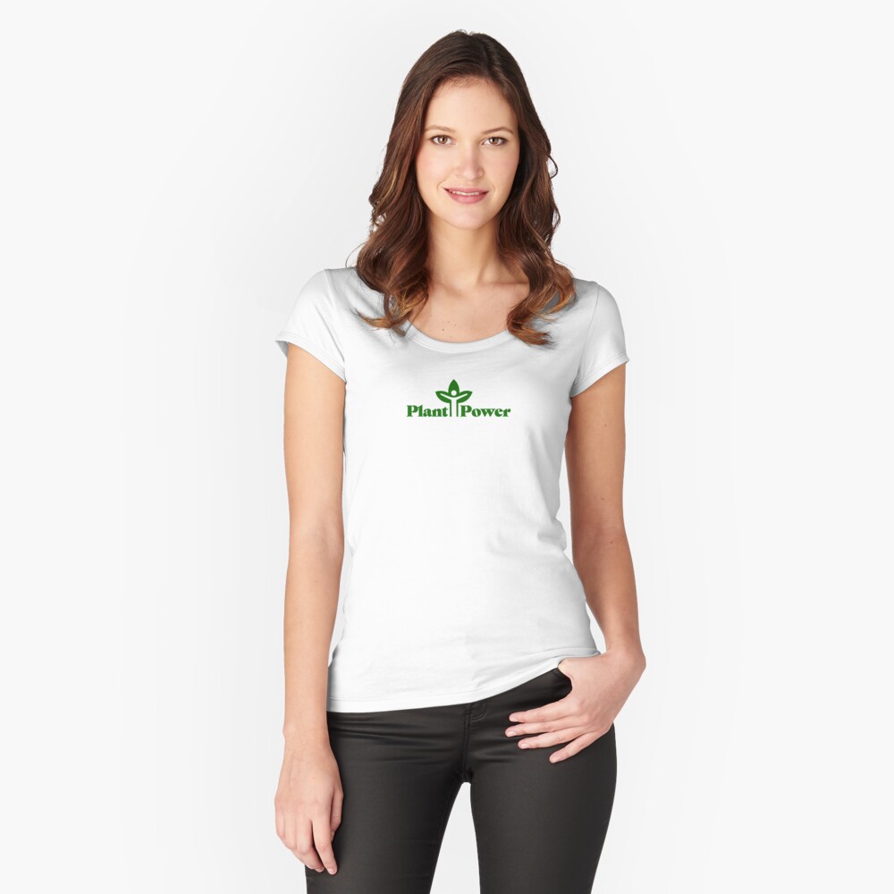 Plant Power Fitted Scoop T-Shirt