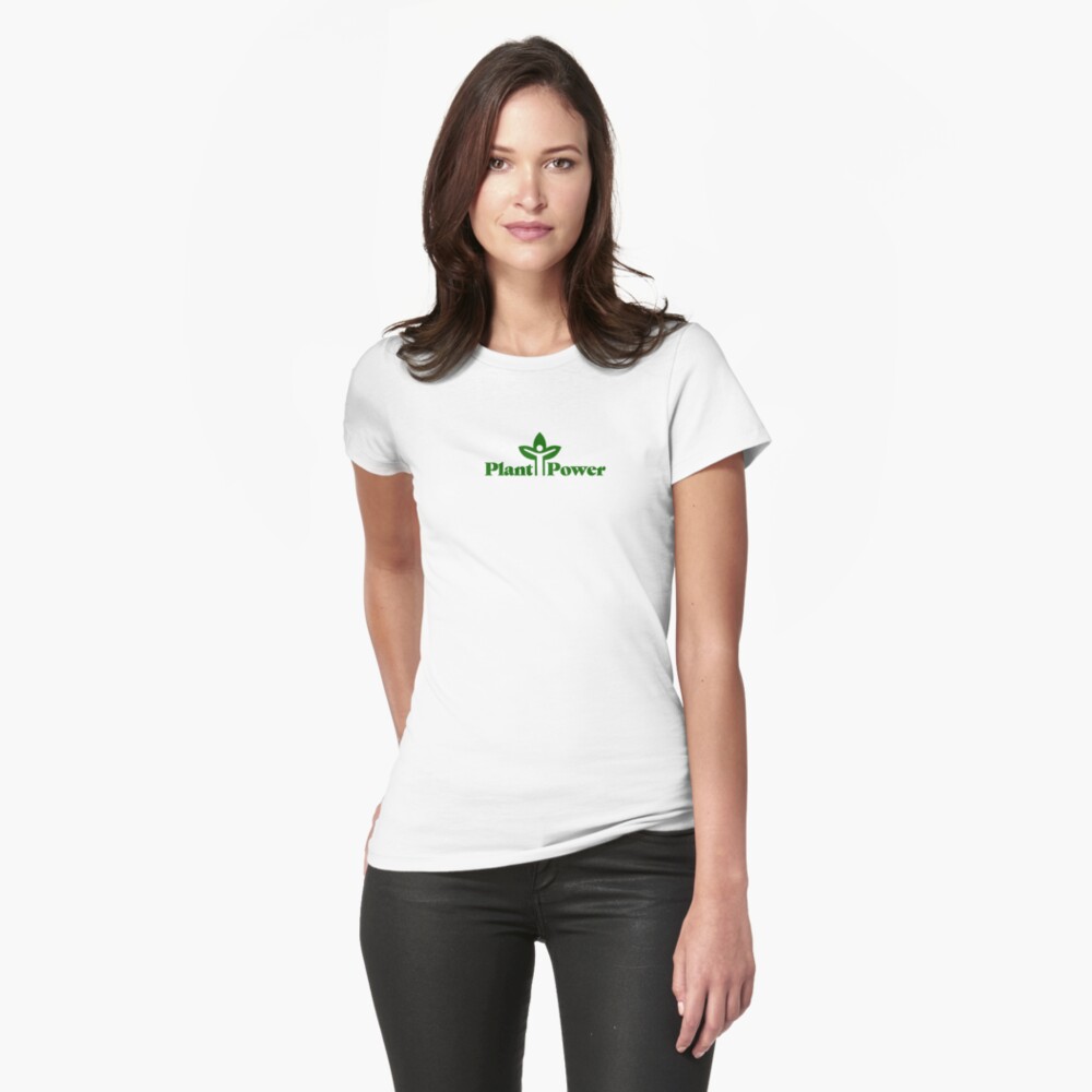 Plant Power Fitted T-Shirt