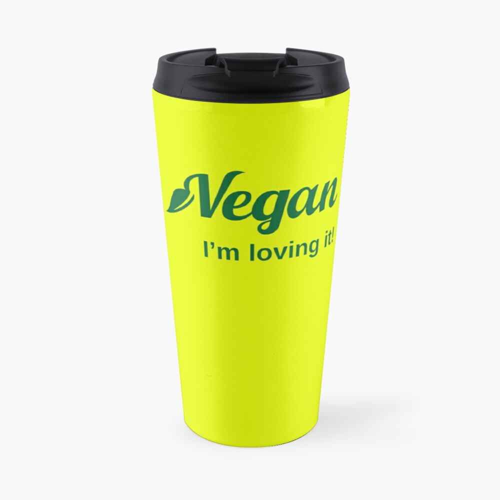 Vegan I'm Loving It Travel Mug