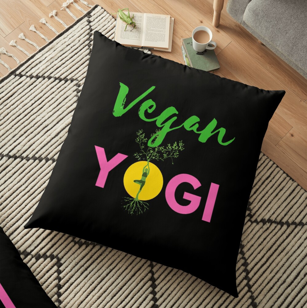 Vegan Yogi Floor Pillow