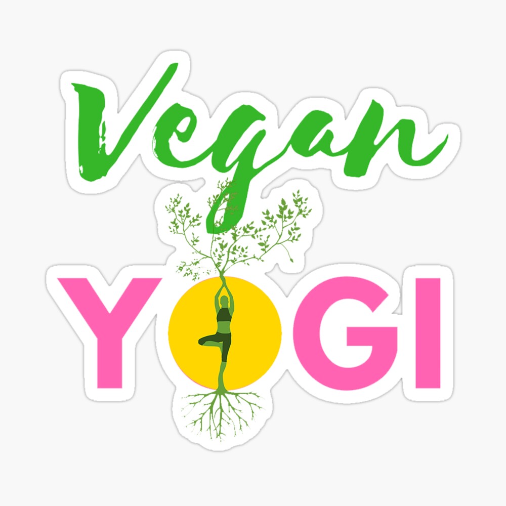 Vegan Yogi Sticker
