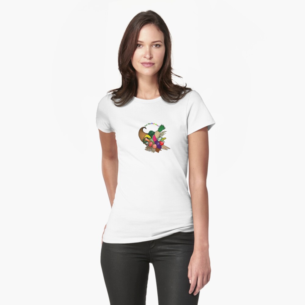 Eat The Rainbow Fitted T-Shirt