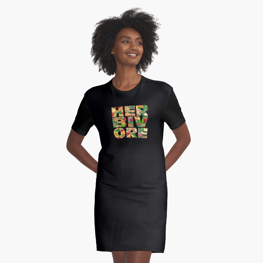 HERBIVORE Graphic T-Shirt Dress