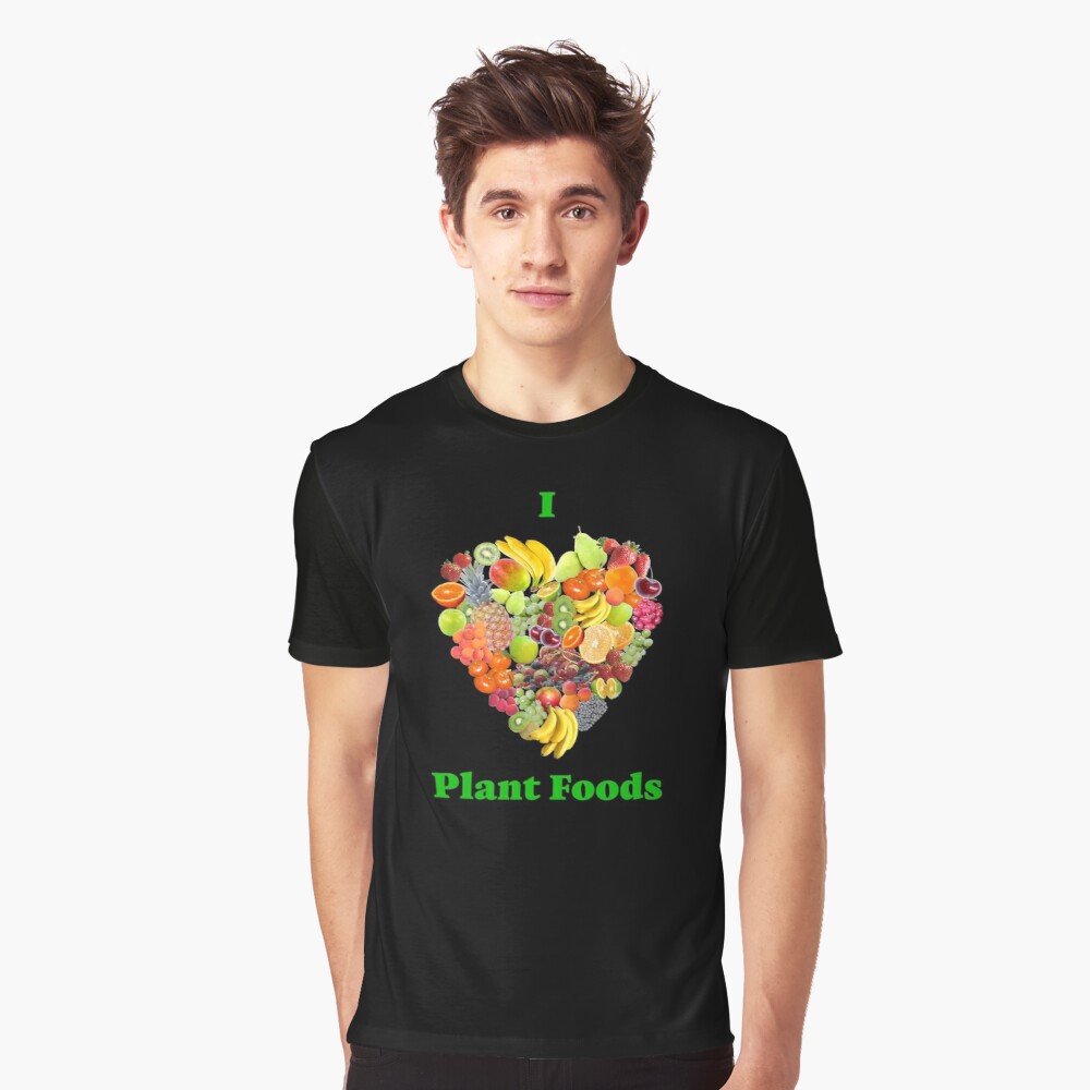I Heart Plant Foods Graphic T-Shirt