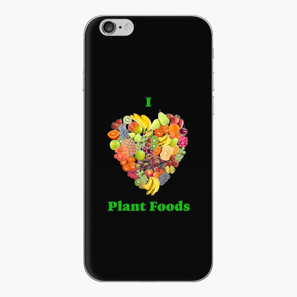 I Heart Plant Foods iPhone Skin