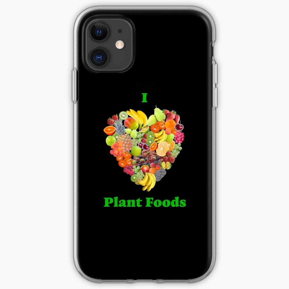 I Heart Plant Foods iPhone Soft Case