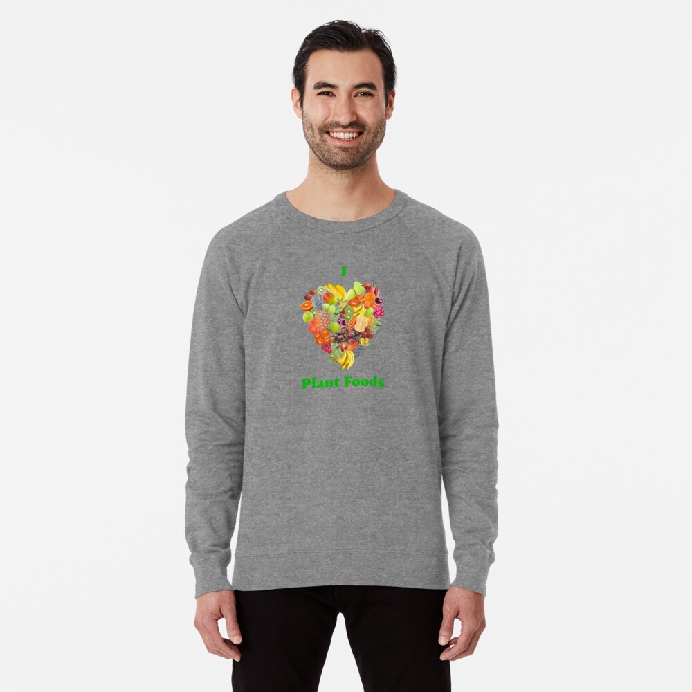 I Heart Plant Foods Lightweight Sweatshirt