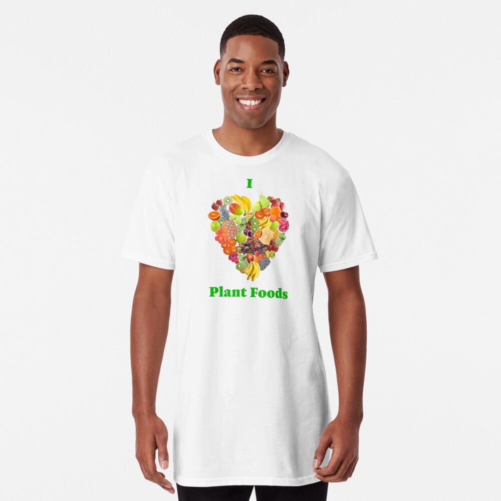 I Heart Plant Foods Long T-Shirt