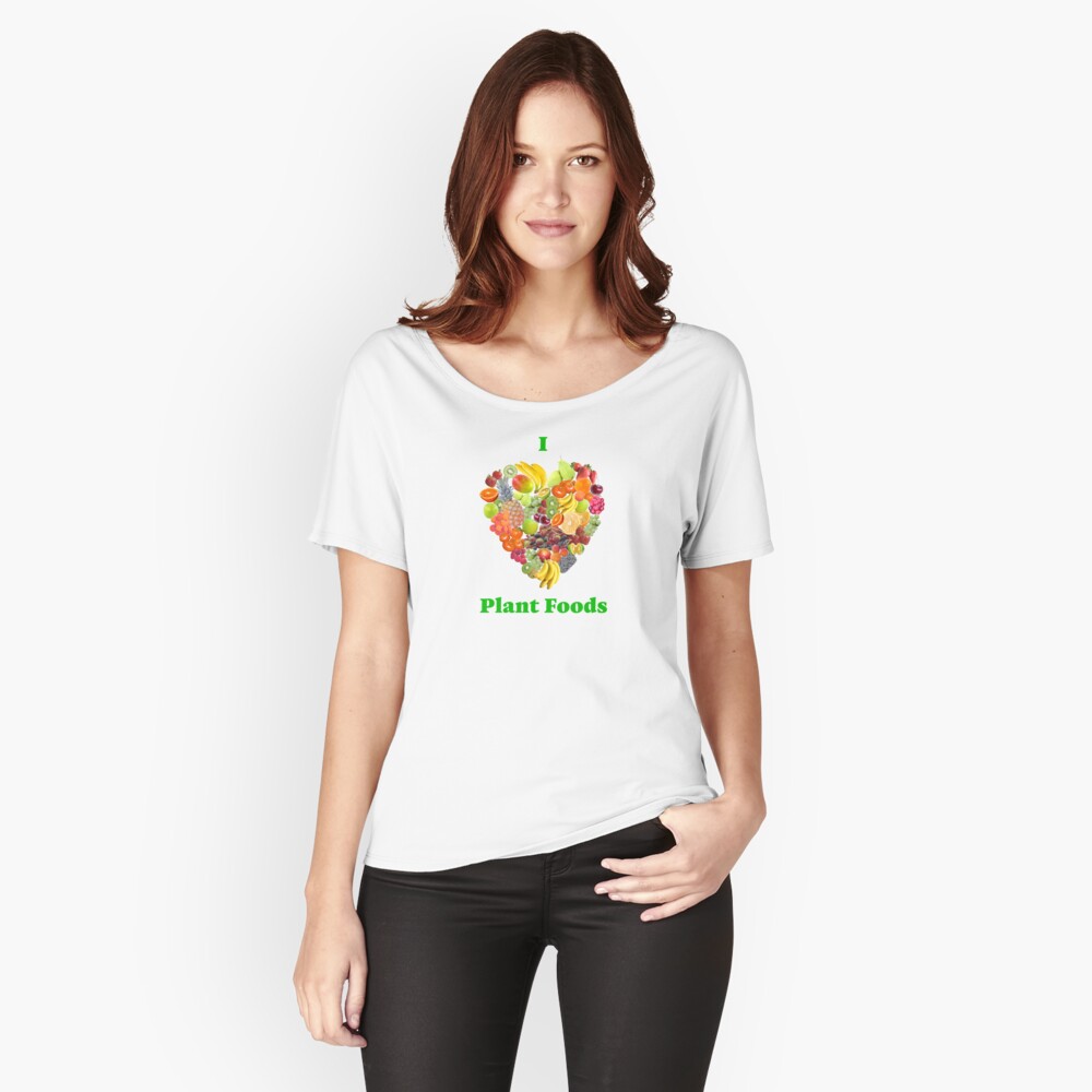 I Heart Plant Foods Relaxed Fit T-Shirt