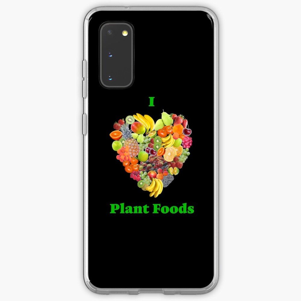 I Heart Plant Foods Soft Case for Samsung Galaxy