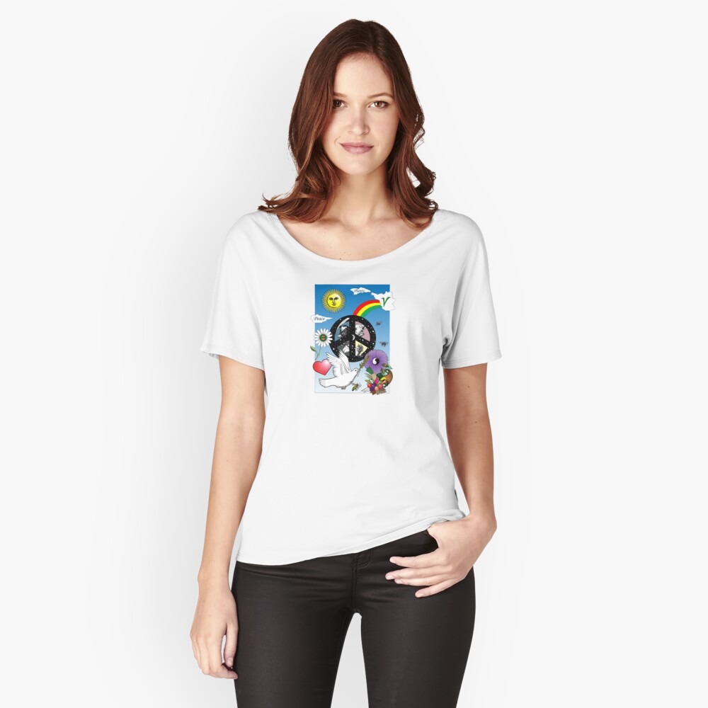 Peace + Plants Relaxed Fit T-Shirt