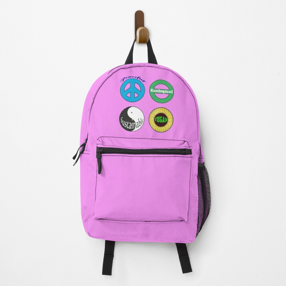 Peaceful - Ecological - Sustainable - Vegan Backpack