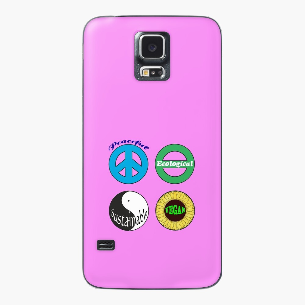 Peaceful - Ecological - Sustainable - Vegan Skin for Samsung Galaxy