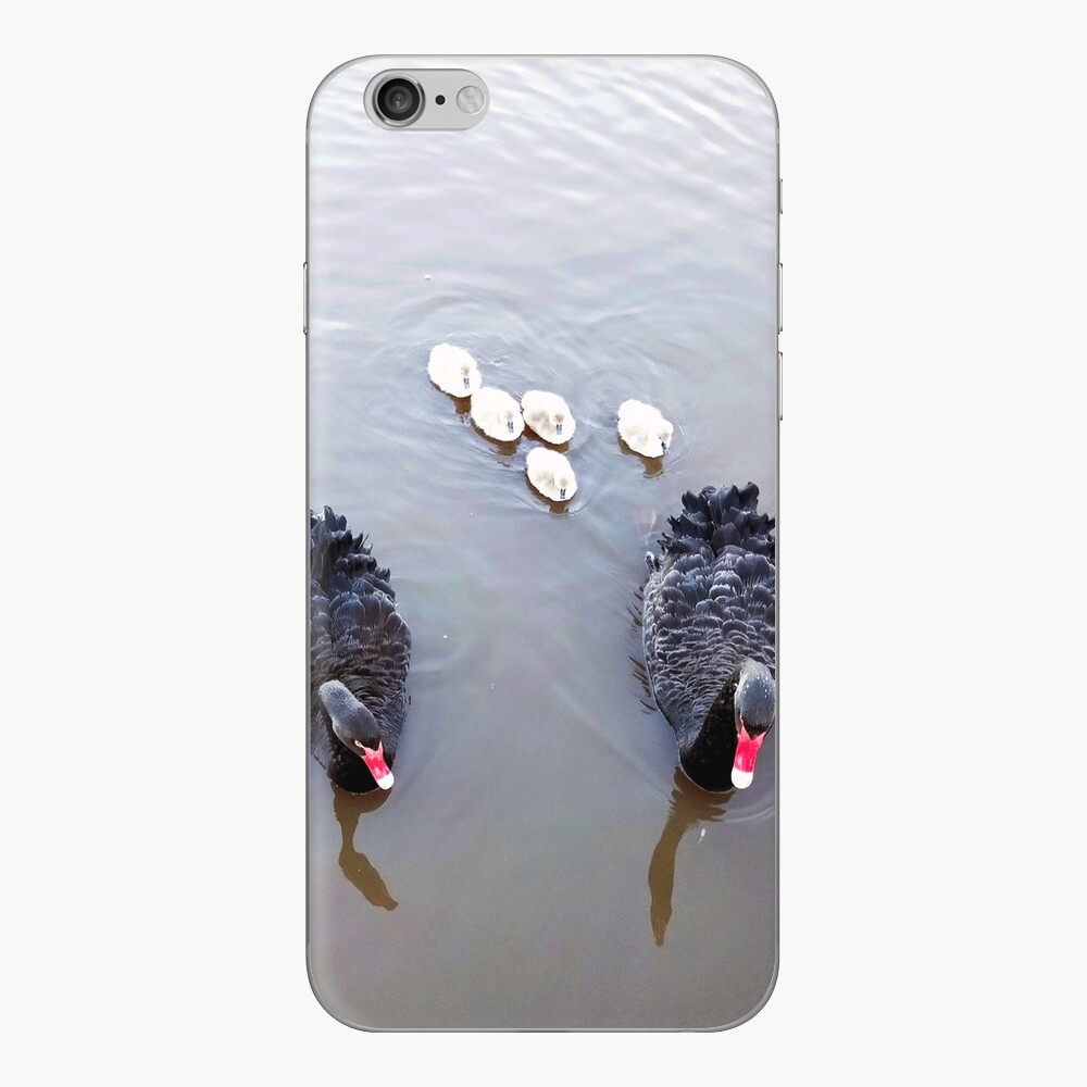 Black Swan Family iPhone Skin