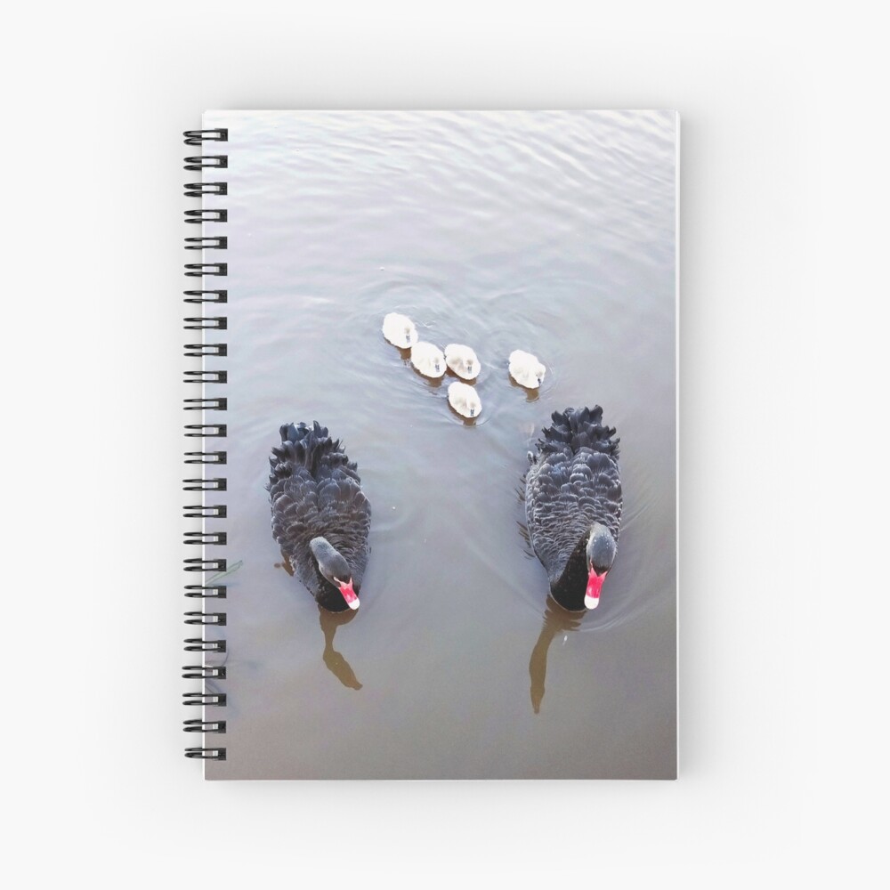 Black Swan Family Spiral Notebook