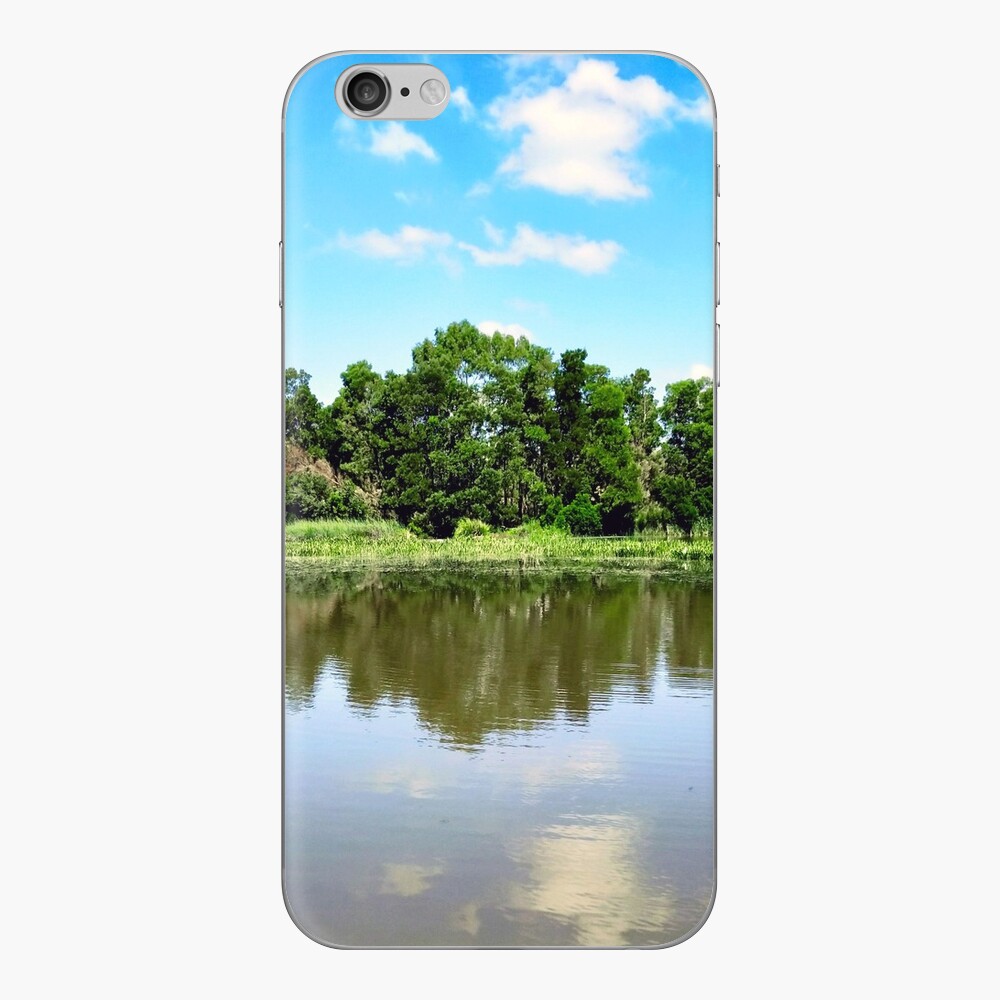 Blue Sky Reflections iPhone Skin