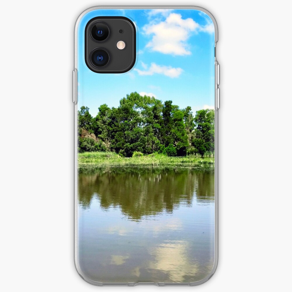 Blue Sky Reflections iPhone Soft Case