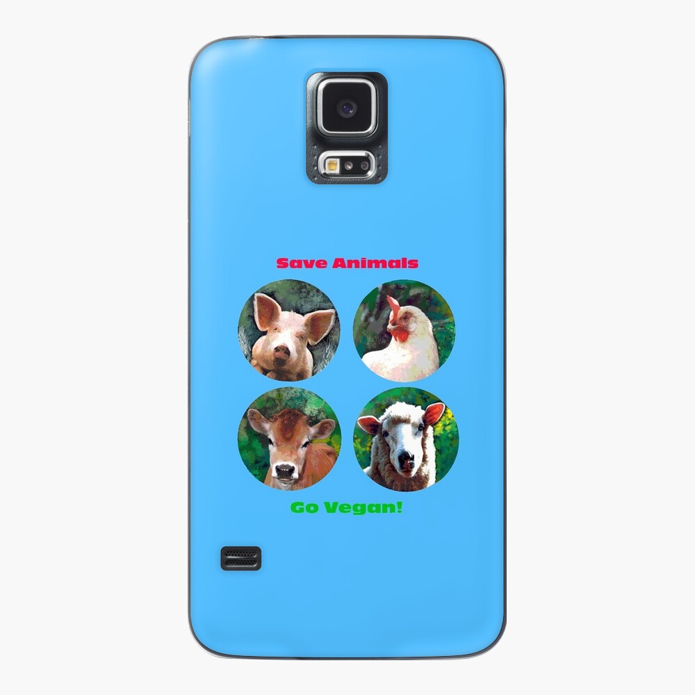 Save Animals – Go Vegan! Skin for Samsung Galaxy