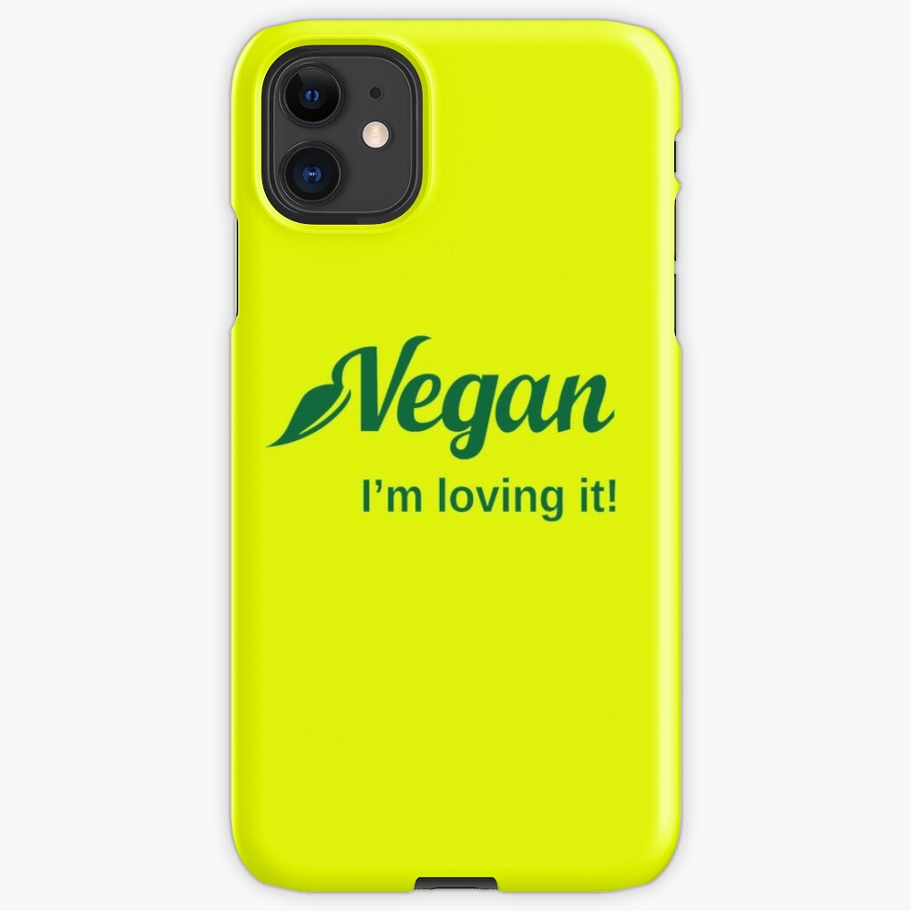 Vegan I'm Loving It iPhone Snap Case