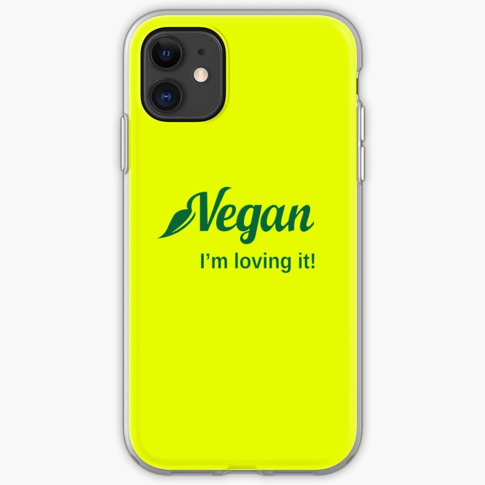 Vegan I'm Loving It iPhone Soft Case