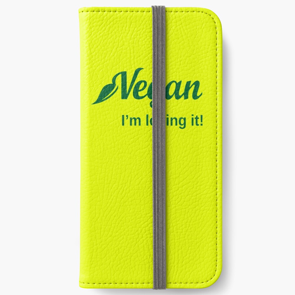 Vegan I'm Loving It iPhone Wallet