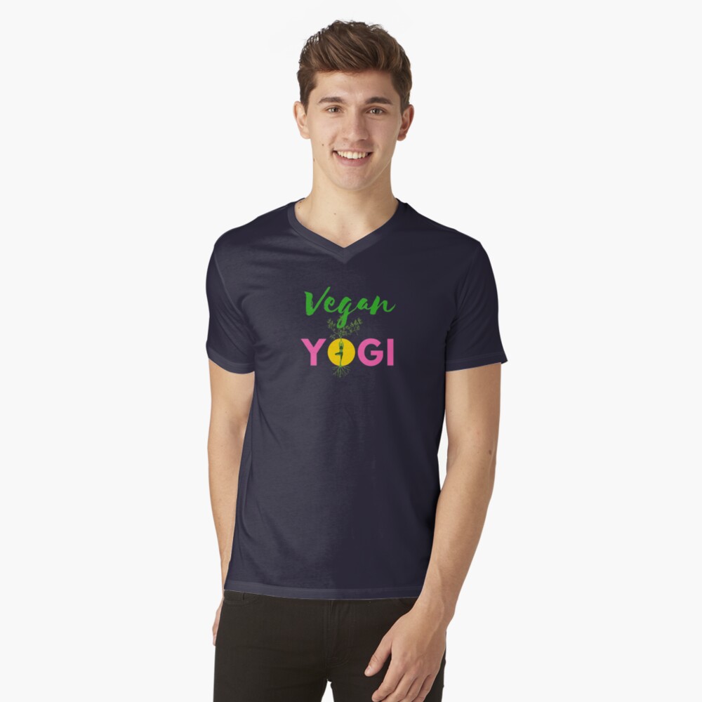 Vegan Yogi V-Neck T-Shirt
