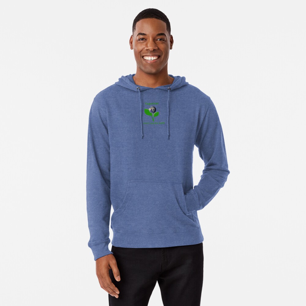 Veganism won't cost the Earth Lightweight Hoodie