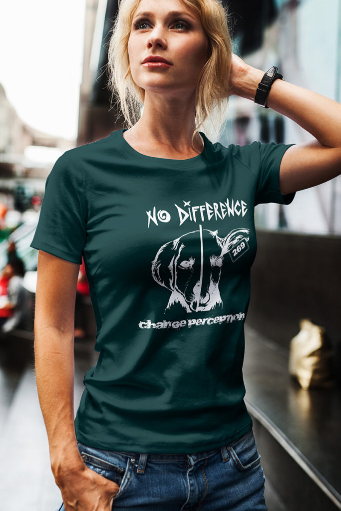 vegan no difference t-shirt